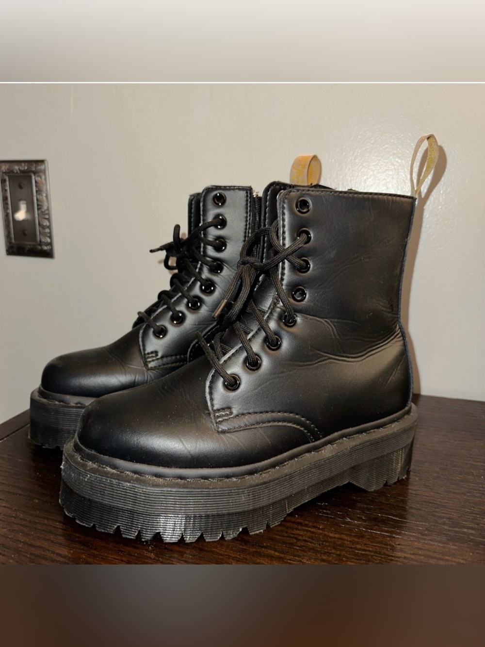 Dr. Martens VEGAN JADON II MONO Platform Boots